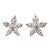 2.89 Ct Flower-Shaped Marquise Diamond Studs, A Pair For Sale