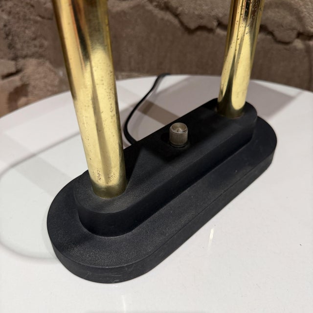 Postmodern Banker's Lamp Robert Sonneman for George Kovacs Mid-Century For Sale - Image 14 of 15