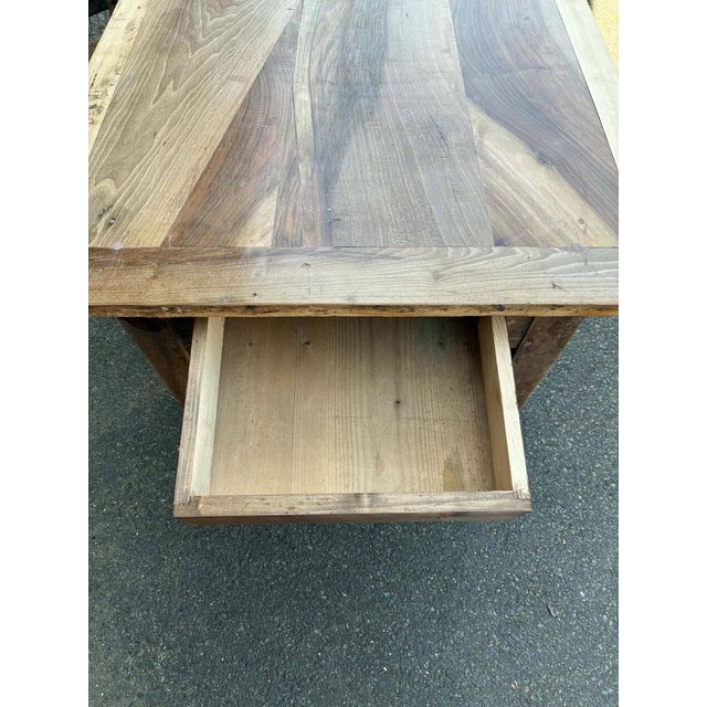 1980s Walnut Dining Table, 1980s For Sale - Image 5 of 9