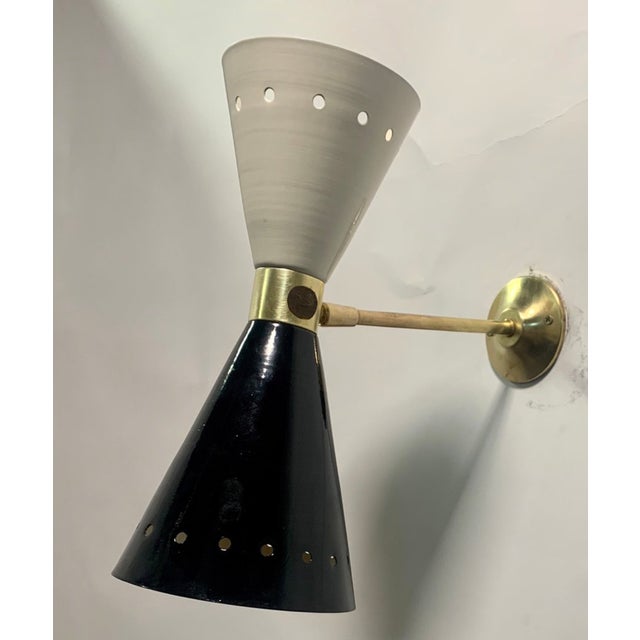 1950s Diablo Model Brass Sconce, 1950s For Sale - Image 5 of 5