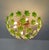 Green Floral Sputnik Flush Mount Chandelier 1980s Glass Flowers For Sale - Image 12 of 12