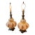 Mid 20th Century Carl Falkestein Bubble Regency Beaded Lamps - a Pair For Sale