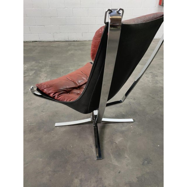 Falcon Model Lounge Chair attributed to Sigurd Ressell for Vatne Møbler, 1970s For Sale - Image 6 of 9