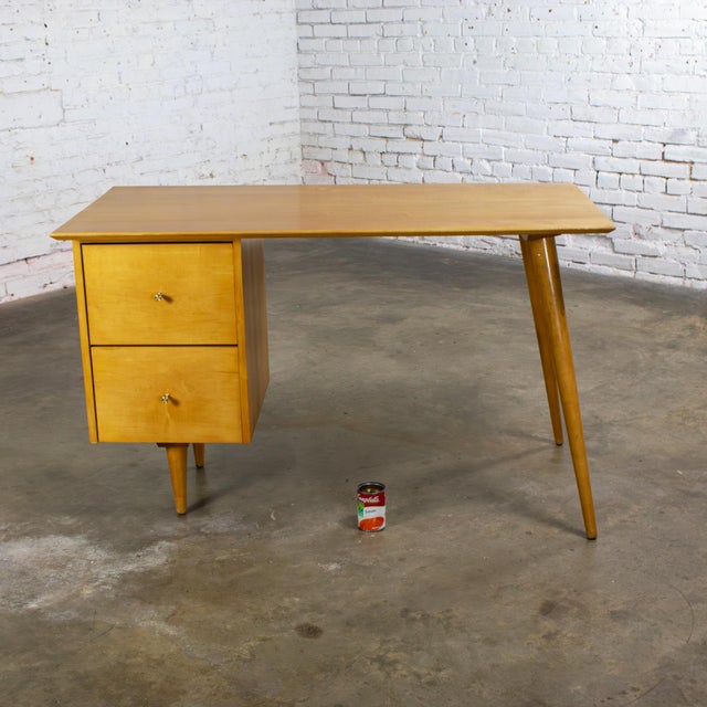 Mid-20th Century MCM Maple Student Desk #1560 Planner Group for Winchendon by Paul McCobb For Sale - Image 13 of 18