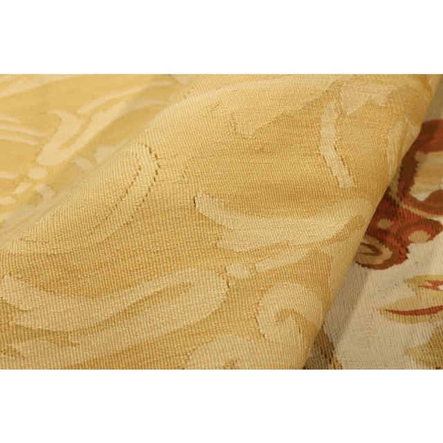 Vintage Chinese Aubusson Rug, 12'00 X 15'03 For Sale In Dallas - Image 6 of 10