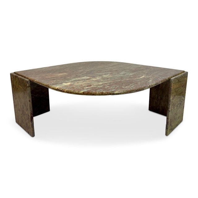 Vintage Eye-Shaped Marble Table, 1990s For Sale - Image 13 of 13