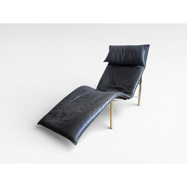 Leather Skye Lounge Chair by Tord Björklund, 1980s For Sale - Image 3 of 10