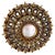 Italian Neoclassical Polychromed and Giltwood Sunburst Mirror Italy, Early 20th Century Circular Italian carved wood...