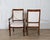 19th Century Pair of Italian Empire Armchairs in Mahogany with White Velvet Upholstery, Genoa For Sale - Image 9 of 15