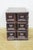 Vintage Oak Geometric Brutalist Jewelry Trinket Keepsake Chest Box 12" For Sale - Image 4 of 17