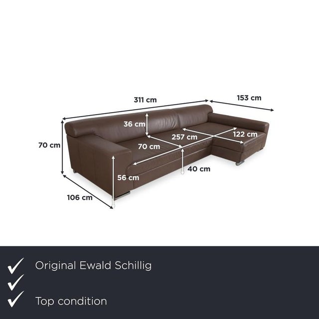 This corner sofa offers a generous seating option with clean, linear lines. The high, upholstered armrests and continuous...