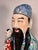 Asian Late Qing/Early Republic Chinese Famille Verte Lu Xing Porcelain Figure W/ Child For Sale - Image 3 of 11