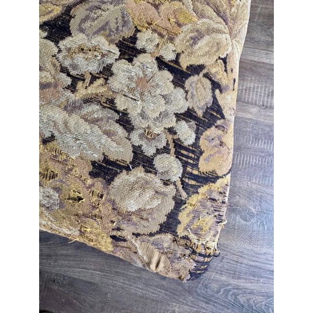 Mid 20th Century Vintage French Tapestry Os De Mouton Dining Chairs - Set of 6 For Sale - Image 5 of 11