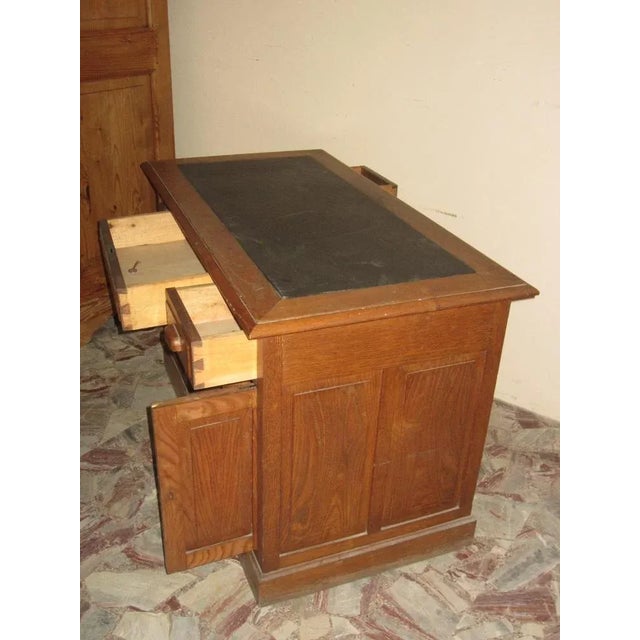 Vintage Chestnut Desk Chair, 1890s For Sale - Image 6 of 11