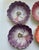 1980s Set of 6 Fitz & Floyd Pansy Porcelain Bowls For Sale - Image 9 of 18