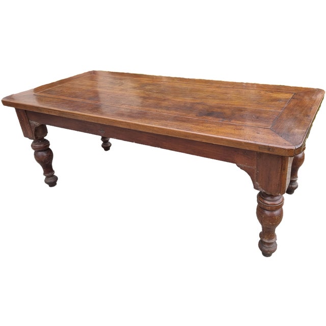 19th Century Piedmontese Rectangular Table, 1840s For Sale - Image 6 of 6