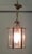 French Brass and Glass Lantern, Hall Light This lovely light has 6 flat glass panels, The lantern is in good working...
