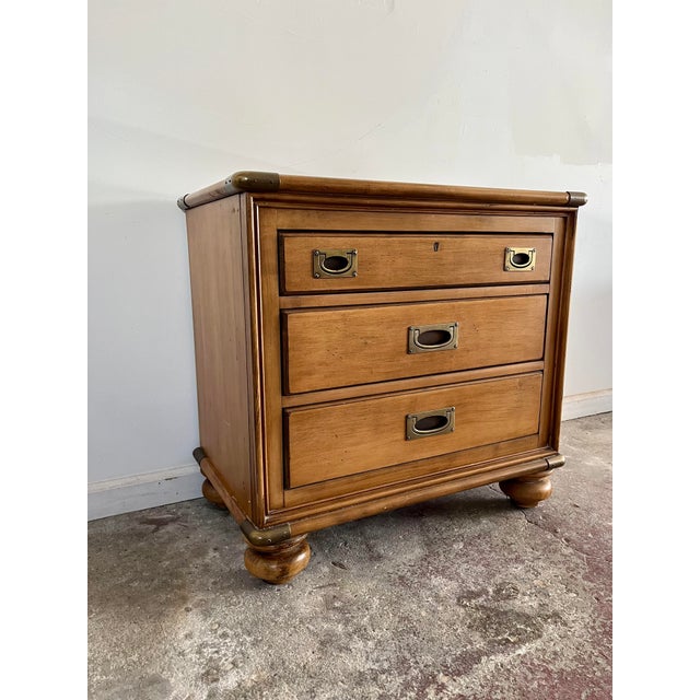Vintage Lexington Furniture Campaign Nightstand Nautica Collection