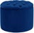 Queen Navy Velvet Storage Ottoman For Sale In Los Angeles - Image 6 of 6