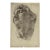 Antique 19th Century French Academic Study of a Greek Bust, Signed (Charcoal on Woven Paper) For Sale