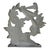 Vintage Midwest Importers Wrought Iron Floral & Figural Hummingbird Door Stop For Sale - Image 6 of 8