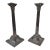 Antique C1860 Hawksworth Eyre & Co Silver Plate Candlesticks Pair 14” Sheffield For Sale