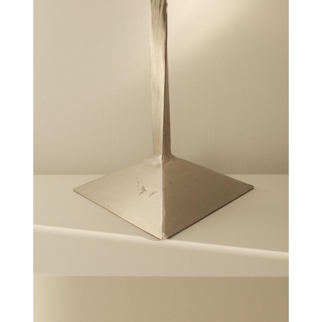 Vintage Table Lamp in Aluminium, 1970s For Sale - Image 6 of 8