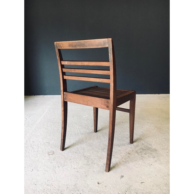 Reconstruction Dining Chair attributed to Rene Gabriel, France, 1940s For Sale - Image 10 of 18