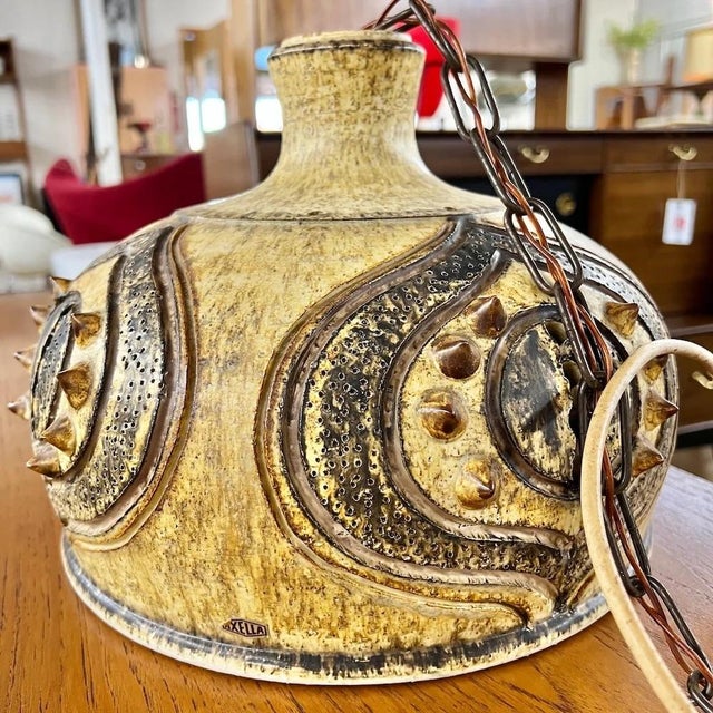 Mid-Century Modern Mid 20th Century Modern Danish Pendant Lamp by Axella For Sale - Image 3 of 5