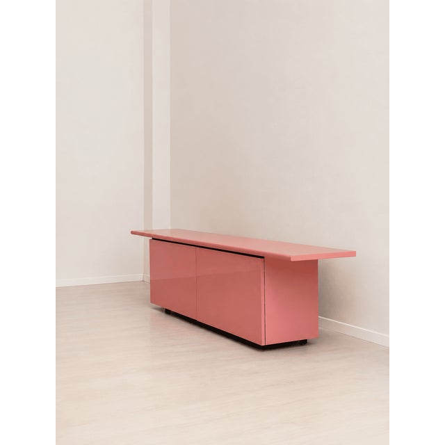 Sheraton-Style Low Sideboard by Giotto Stoppino and Ludovico Acerbis for Acerbis, 1970s For Sale - Image 3 of 7