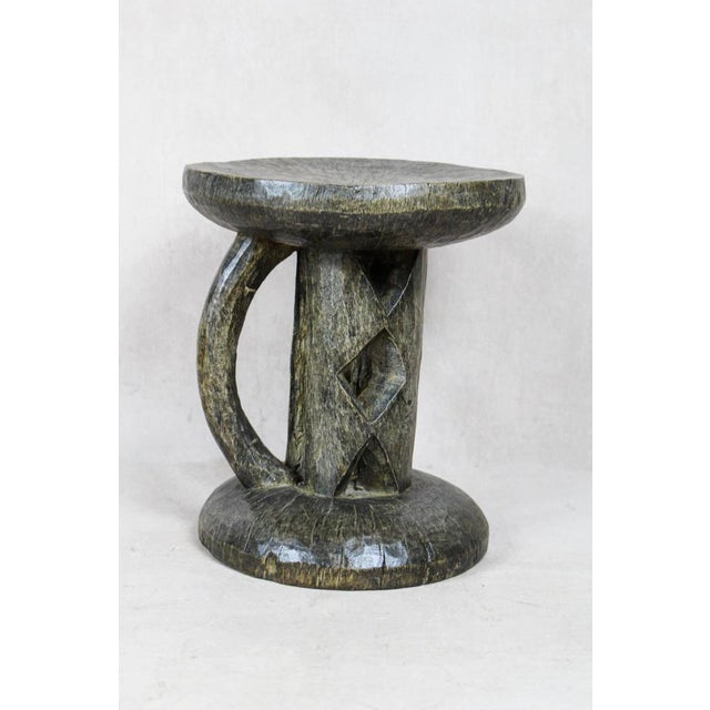 Tonga Stool in Wood For Sale - Image 3 of 5