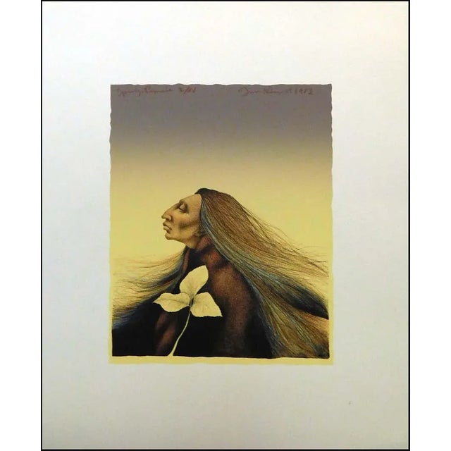 Impressionist 1990s Frank Howell "Spring Promise" Lithograph on Paper Hand Signed For Sale - Image 3 of 3