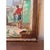 Blue Early 20th Century Italian Capriccio Landscape Painting in Shaped Gilt Frame For Sale - Image 8 of 9