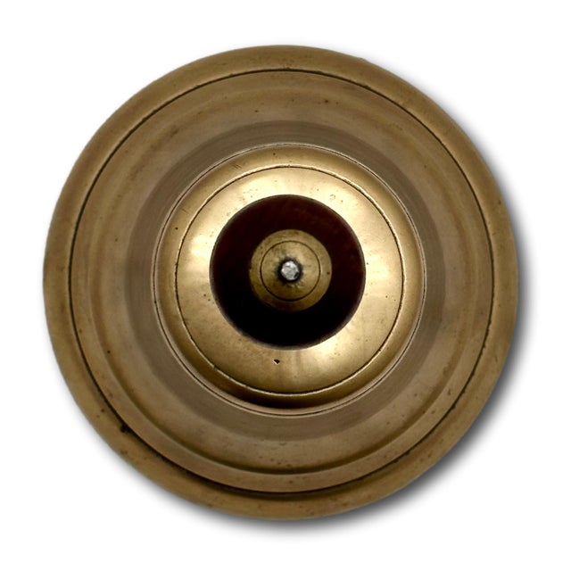 Unusually Very Large Size Antique American Brass Schoolhouse Bell - Circa Mid 19th Century For Sale - Image 14 of 18