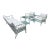 Vintage Faux Bamboo Patio Set by Meadowcraft, Chippendale Details and Sunbrella Cushions For Sale