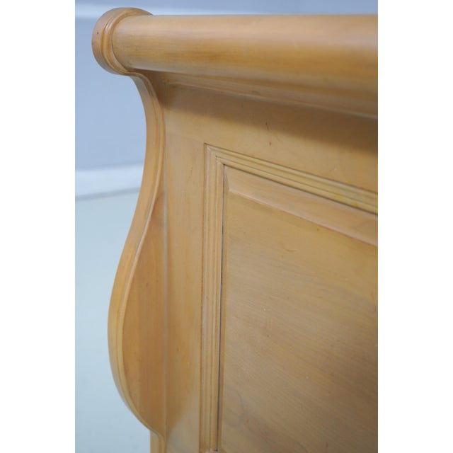Ethan Allen Ethan Allen King Size Country French Sleigh Bed For Sale - Image 4 of 18