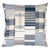 Contemporary Schumacher Carlisle Patchwork 22" Pillow in Indigo For Sale - Image 3 of 3