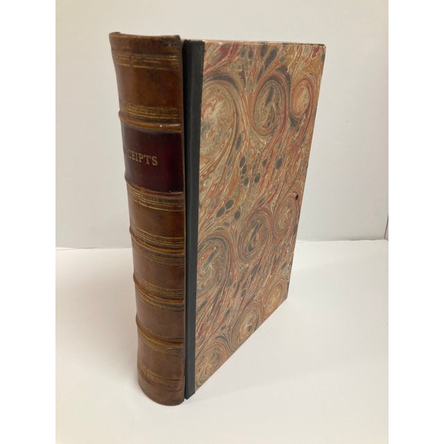 Leather Book Box - Receipts-1 For Sale In Los Angeles - Image 6 of 10