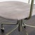 West Elm Modern Upholstered Office Chair With Brass Base and Casters For Sale In San Francisco - Image 6 of 9
