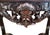 Irish Style Sideboard Carved Mahogany North Wind Face Console Table For Sale - Image 17 of 17