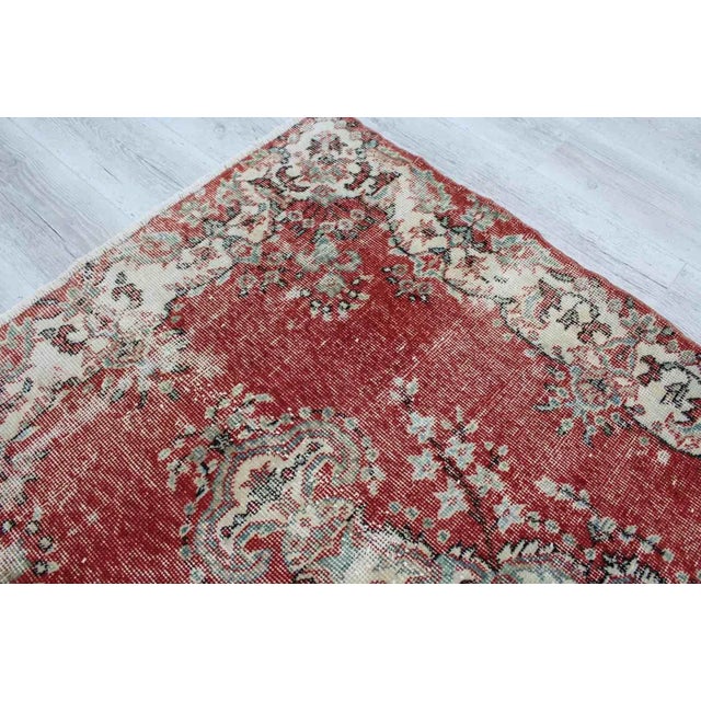 1960' S Turkish Area Rug - 47"x 83" For Sale In Raleigh - Image 6 of 11