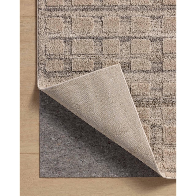 Amber Lewis x Loloi Monty Pebble / Beige 5'-3" x 7'-6" Accent Rug For Sale In Dallas - Image 6 of 7