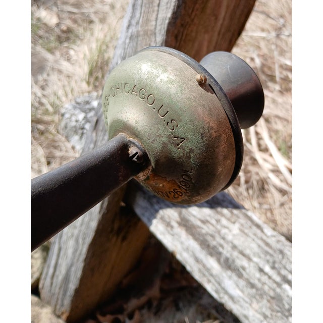 Brown Antique Kellogg Quarter Sawn Oak Wall Telephone Hand Crank Chicago Il 1901 For Sale - Image 8 of 12