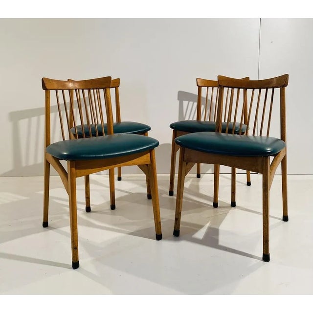Dining Chairs, Italy, 1960s, Set of 4 For Sale - Image 4 of 12