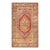 Pasargad Home Antique Sivas Coral Wool Area Rug, 3' 8'' X 6' 1'' For Sale