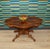 1960s Oval Coffee Table with Inlays in the style of Chippendale, 1960s For Sale - Image 5 of 13