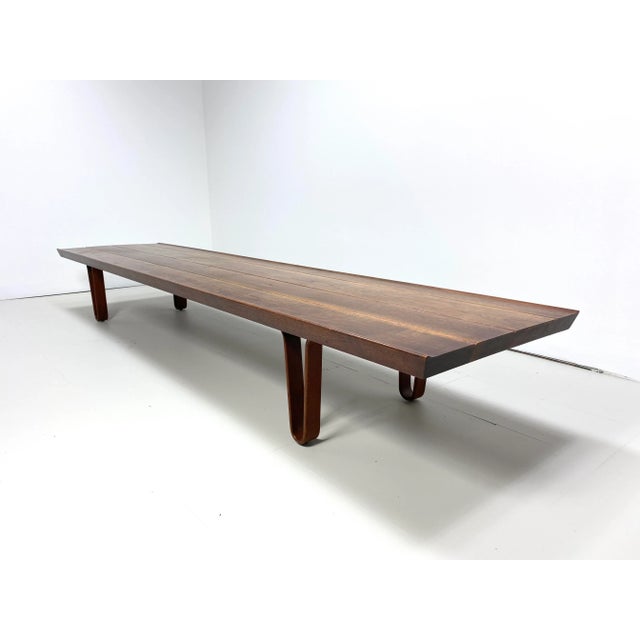 1960s Edward Wormley for Dunbar “Long John” Bench For Sale - Image 12 of 13