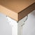 2000 - 2009 Console Table in Leather and Stainless Steel, 2000s For Sale - Image 5 of 9