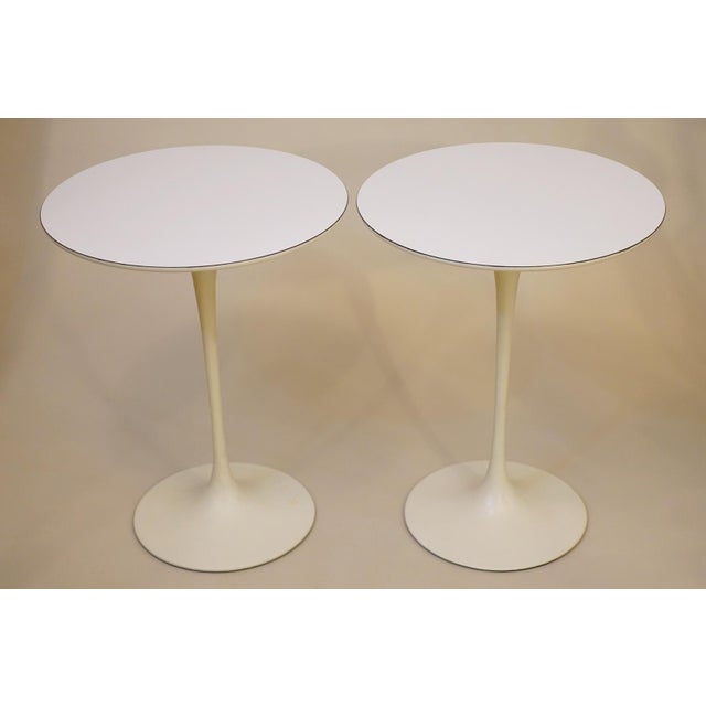 Knoll Rare Matched Pair Knoll Eero Saarinen "Tulip" Atomic Space Age Modern Sculpture Tables '58 For Sale - Image 4 of 12