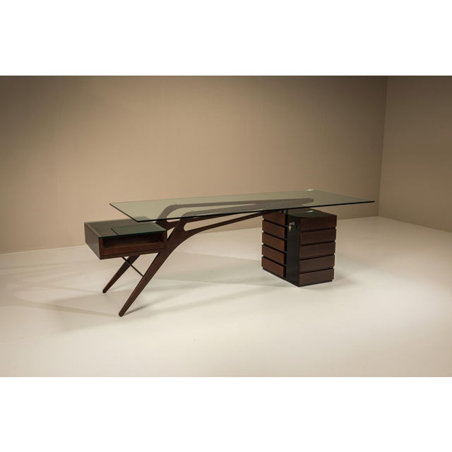 Cavour Desk by Carlo Mollino for Zanotta, Italy, 1949 For Sale - Image 15 of 15